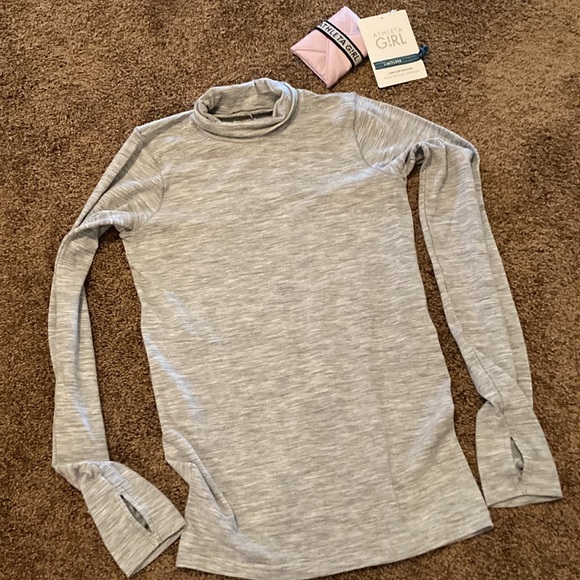 ATHLETA GIRL Tops - ATHLETA GIRL. Both turtleneck size extra small and card, case keychain, pink